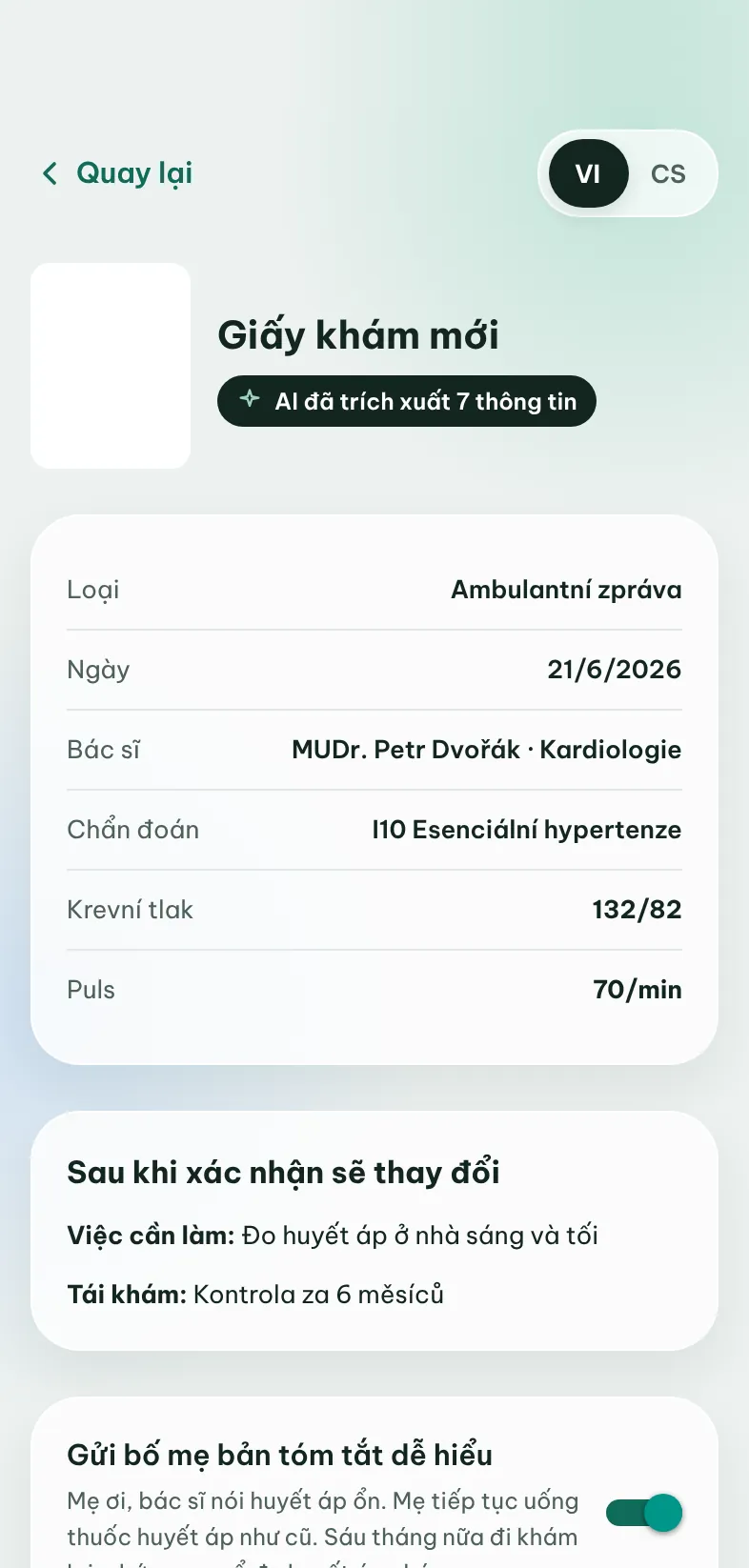 Đi khám bác sĩ