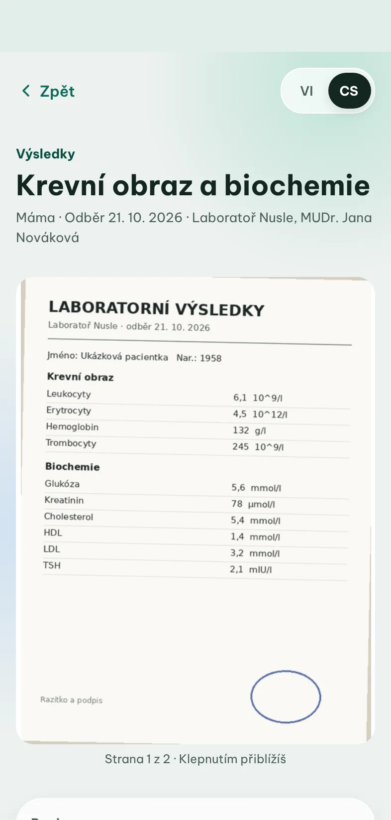 Výsledky
