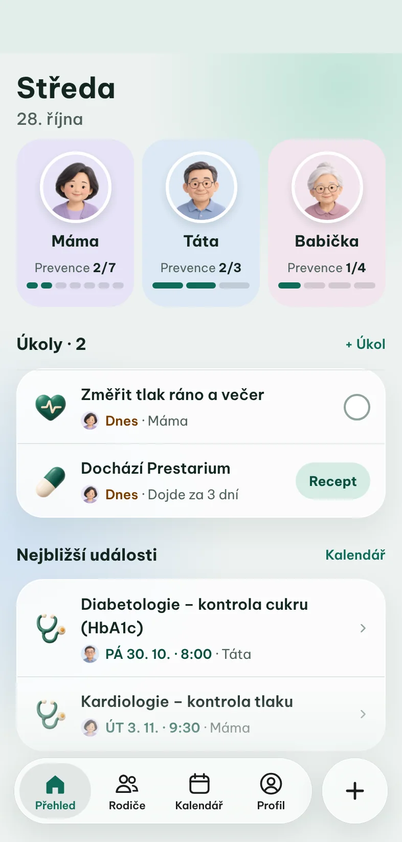Přehled v Opoře