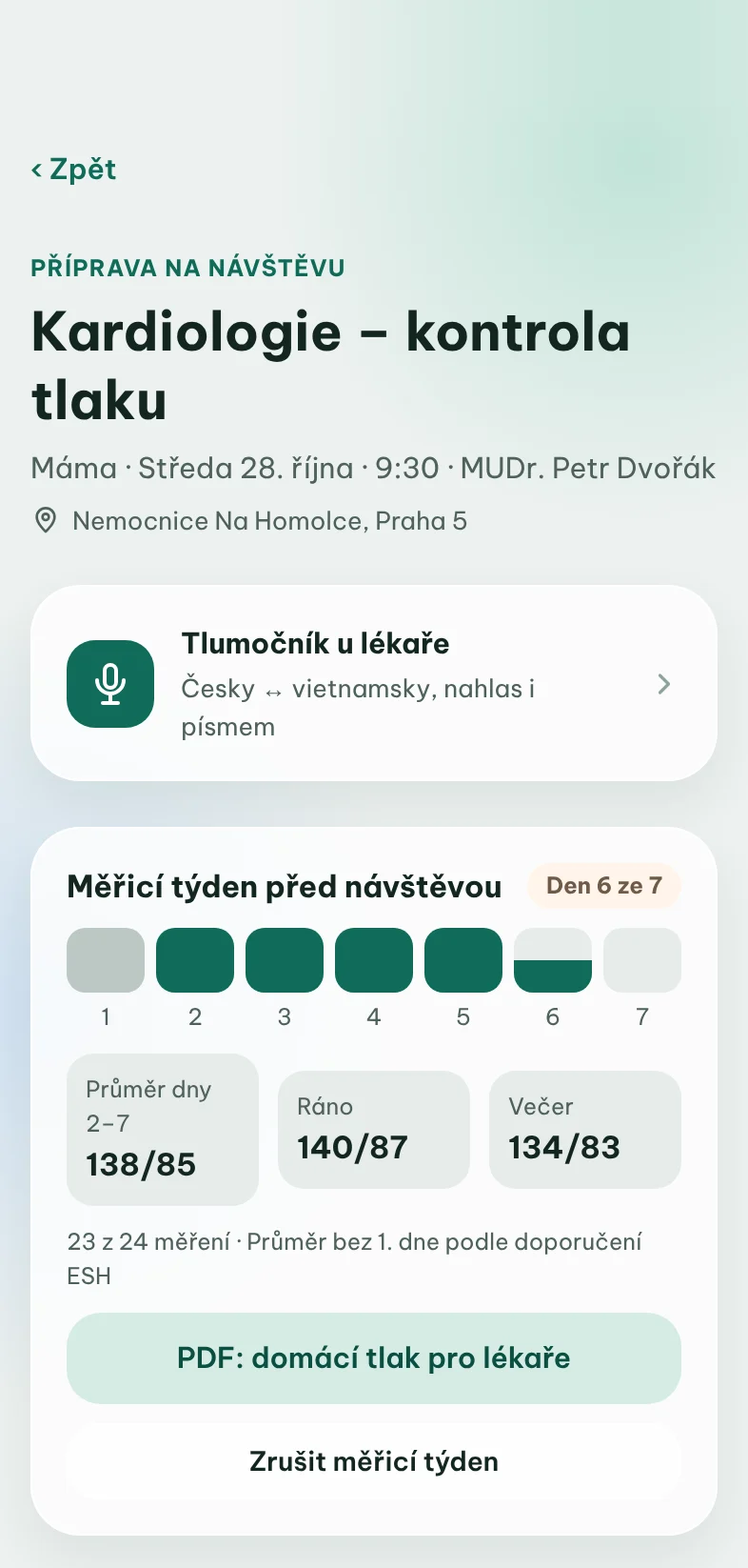 Příprava na lékaře